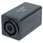Neutrik NL8MM Lautsprecher Stecker - Schwarz - Hochwertiger Drahtverbinder