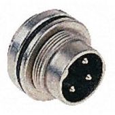 Amphenol C 091 D M16 DIN-Stecker Gerade - 7-polig | 300 V AC/DC | 5A IP 67 | Lötanschluss für Tafelmontage