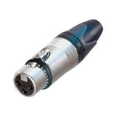 Neutrik NC3FXX-EMC XLR Drahtverbinder - Schwarz, Metallisch