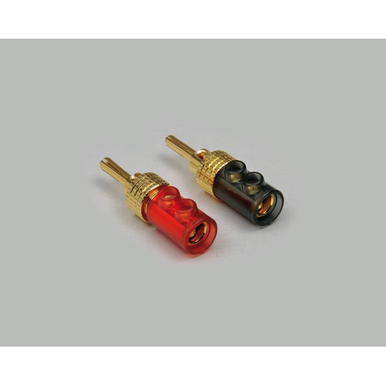 BKL Electronic Kabelklammer 0106008 - Schwarz, Laborstecker