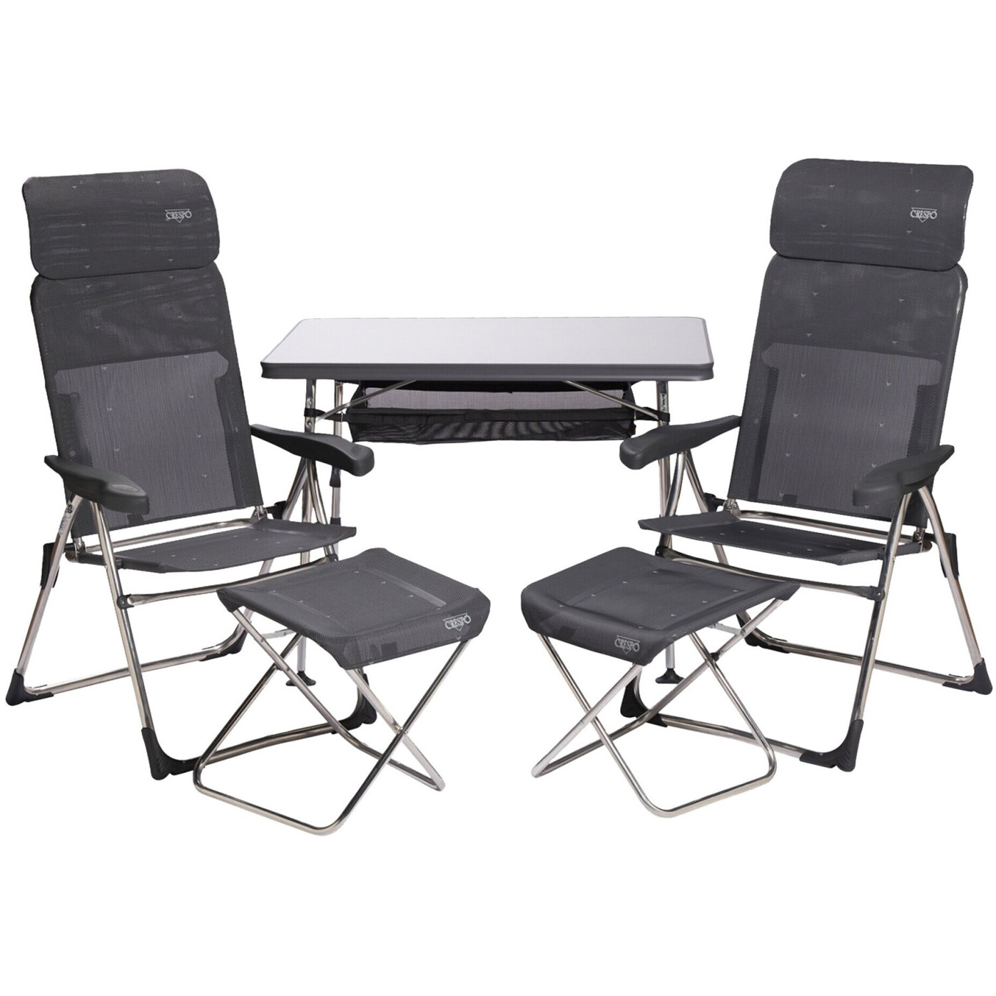 Crespo Valencia Campingmöbel Set – Komfortable Outdoor-Möbel für jeden Anlass