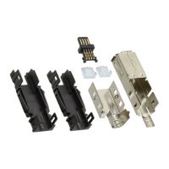 TE Connectivity Mini-E/A-Steckverbinder Type II - Gerade Kabelmontage Buchse