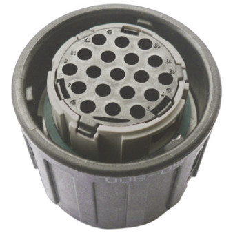 ITT Cannon 19-poliger DIN-Stecker APD | 48V DC | IP67 & IP69K | Kabelmontage