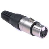 RS PRO 4-polige XLR Steckverbinder Gerade Buchse für Kabelmontage - Natur