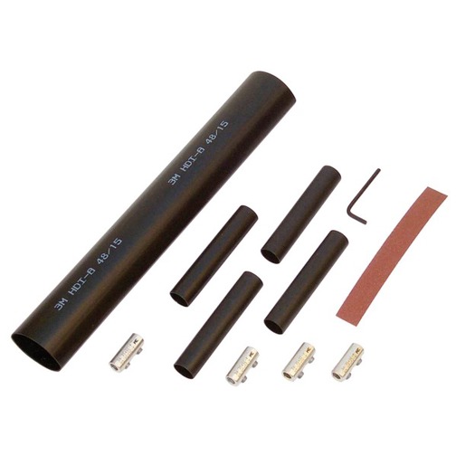 3M™ 91-AHMC Warmschrumpf-Verbindungsgarnitur | 0,6/1 kV | 5x 1,5 mm² | Stossverbinder
