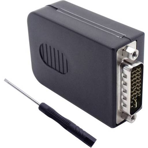 Quadrios DVI-Steckverbinder 2001C223 | Gerader Stecker, 30-polig, Schwarz - 1 Stück