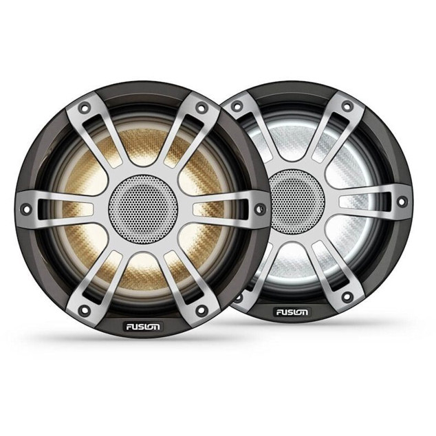 Fusion Signature Series 3i Coaxial Sport CRGBW-LED Lautsprecher - 7,7" Silber