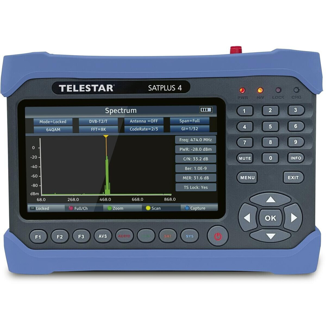 Telestar SATPLUS 4 - Professioneller Sat-Finder für Optimale Signalqualität