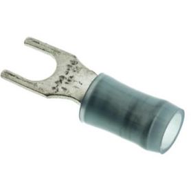 TE Connectivity PIDG Gabelkabelschuh, Blau, Isoliert - 6.35mm, für Leitungen von 1mm² bis 2.6mm² (16AWG-14AWG)
