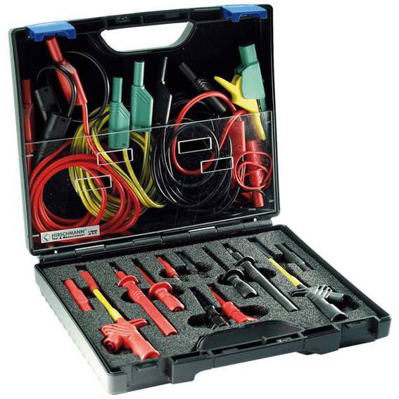 Hirschmann 932792001 Messleitungsset mit Krokodilklemmen