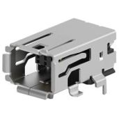 TE Connectivity Mini-E/A-Steckverbinder - Buchse SMD, Rechtwinklig | Hochwertige Verbindungstechnik für Ihre Projekte