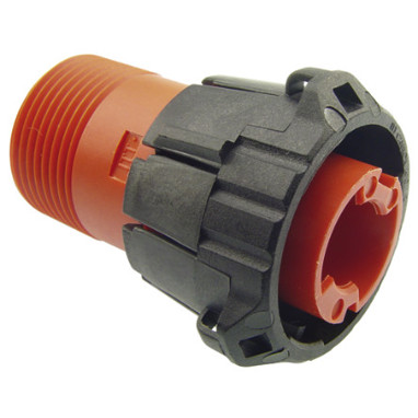 ITT Cannon APD 1-poliger DIN-Stecker - 48 V DC, IP67, Kabelmontage