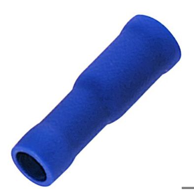 RS PRO Rundsteckhülse Isoliert, Ø 5mm, Blau - Max. 2.5mm²