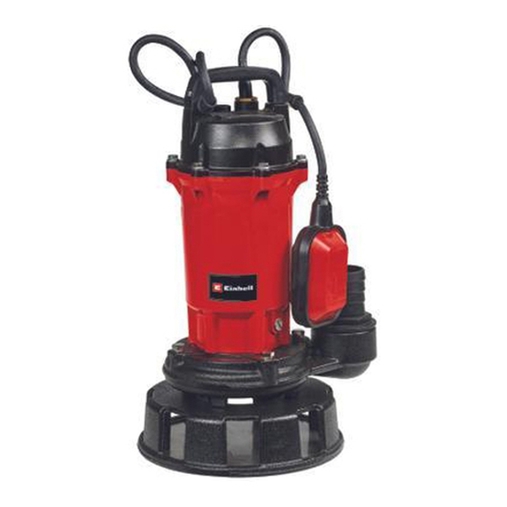 EINHELL GE-DP 900 Cut - Schmutzwasserpumpe (900W, doppelte Gleitringdichtung, höhenverstellbarer Schwimmerschalter)