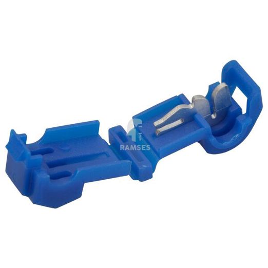 100 Stück Abzweigverbinder Blau | 0,75 - 2,5 mm² - Kabelabzweiger