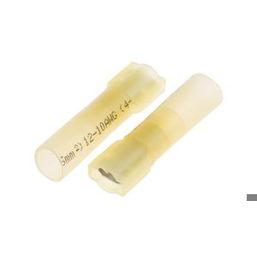 Flachsteckverbinder Isoliert Gelb 4-6mm² Buchse - 100 Stück Packung