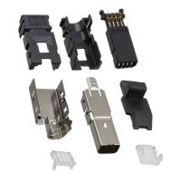 TE Connectivity Mini-E/A-Steckverbinder Typ II - Männlich - Kabelmontage - Gerade