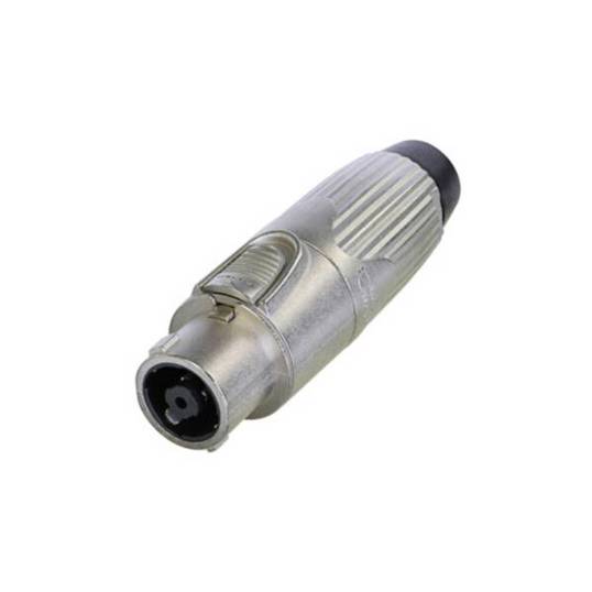 Neutrik NLT8FXX Lautsprecher-Steckverbinder - Gerader Stecker mit 8 Polen, Silber (1 Stück)