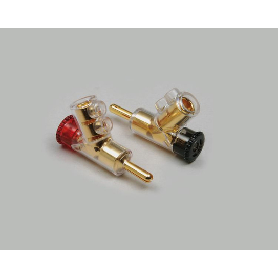 BKL Electronic Kabelklammer Schwarz 0107008 - Hochwertige Laborstecker