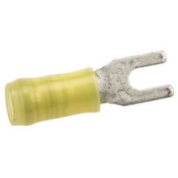 TE Connectivity PIDG Gabelkabelschuh, isoliert, Gelb, 7.92mm, Nylon - für Kabelquerschnitte von 2.6mm² bis 6.6mm² (12AWG bis 10AWG)