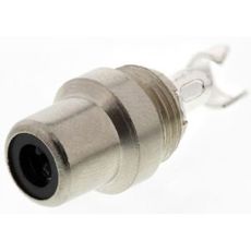 RS PRO Gerade Cinchbuchse - Vernickelter Kontakt, 150V AC / 200V DC, 5A, Kabelmontage