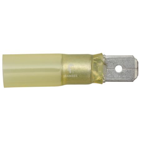 Flachsteckschuh Gelb 4 | 6 mm² - Polyolefin - 25 Stück