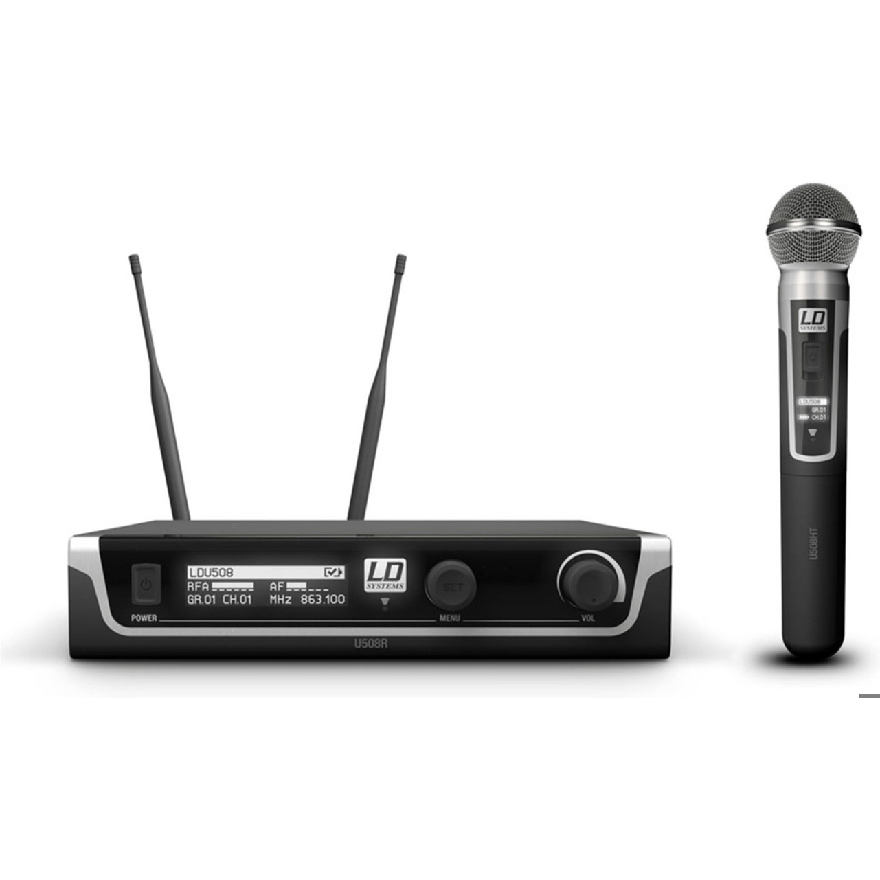 LD Systems U508 HHD Funkmikrofon-Set – Professionelles Drahtlos-Mikrofon für jede Gelegenheit