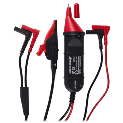 KC&S Z227C Set: Kelvin Clip & Sonde für Krokodilklemmen