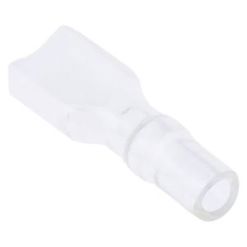 RS PRO Flachsteckhülse - Isolierhülse aus PVC - Klar