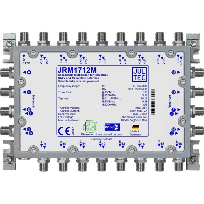 JULTEC JRM1712M Multischalter - Hochleistungs-Signalverteilung
