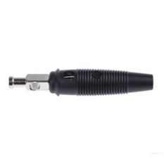 Hirschmann Bananenstecker 4 mm - Schwarz, vernickelt, 30 V AC / 60 V DC, 30 A, Lötanschluss