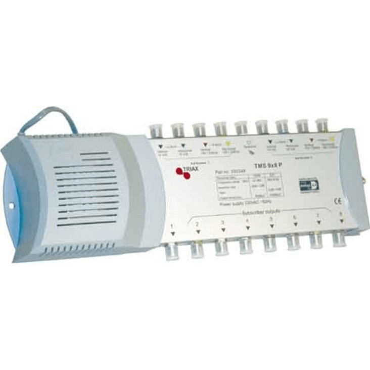 Triax TMS 9x8P Multischalter - Hochleistungs-Verteiler für Satellitensignale