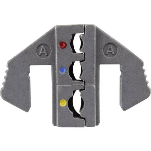 TOOLCRAFT PLE-0A Isolierte Crimp-Einsätze für Flachstecker | Quetschbereich: 0,5 bis 6 mm²