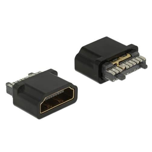 HDMI-Buchse DeLOCK 65885 - Drahtverbinder HDMI-A in Schwarz