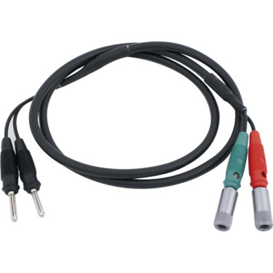 Bananenstecker-Verbindungsleitung 1 m - 2 x Bananenstecker & 2 Verbindungsbuchsen für GMH 381