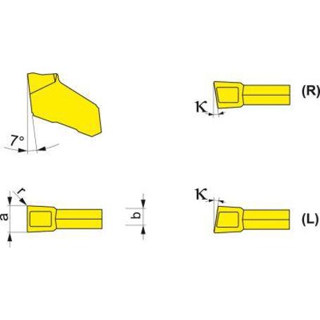 Stecheinsatz GFN 2,2 mm - Einstechplatte ALU FORMAT