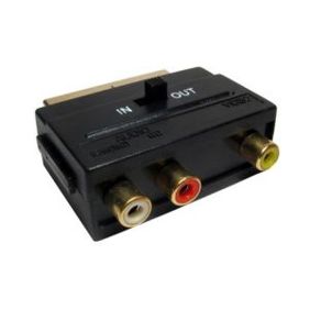 RS PRO A/V Steckeradapter - Male SCART zu Female 3 x RCA