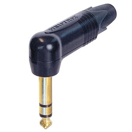 Neutrik NP3RX-B 1/4" Klinkenstecker - Drahtverbinder, Schwarz