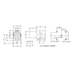 RS PRO Cinchbuchsen Schwarz für PCB - Hochwertige Anschlussbuchsen
